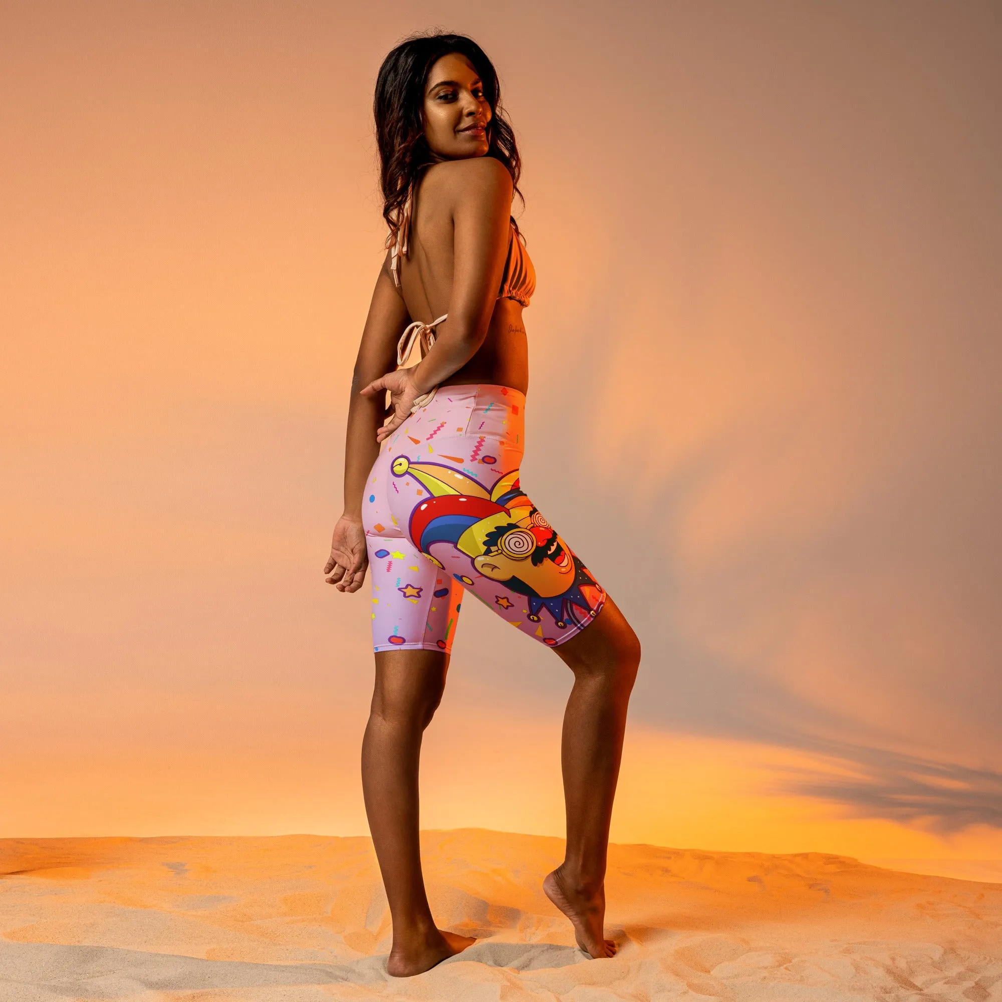 High-Performance Biker Shorts for April Fools Day - Comfort Fit