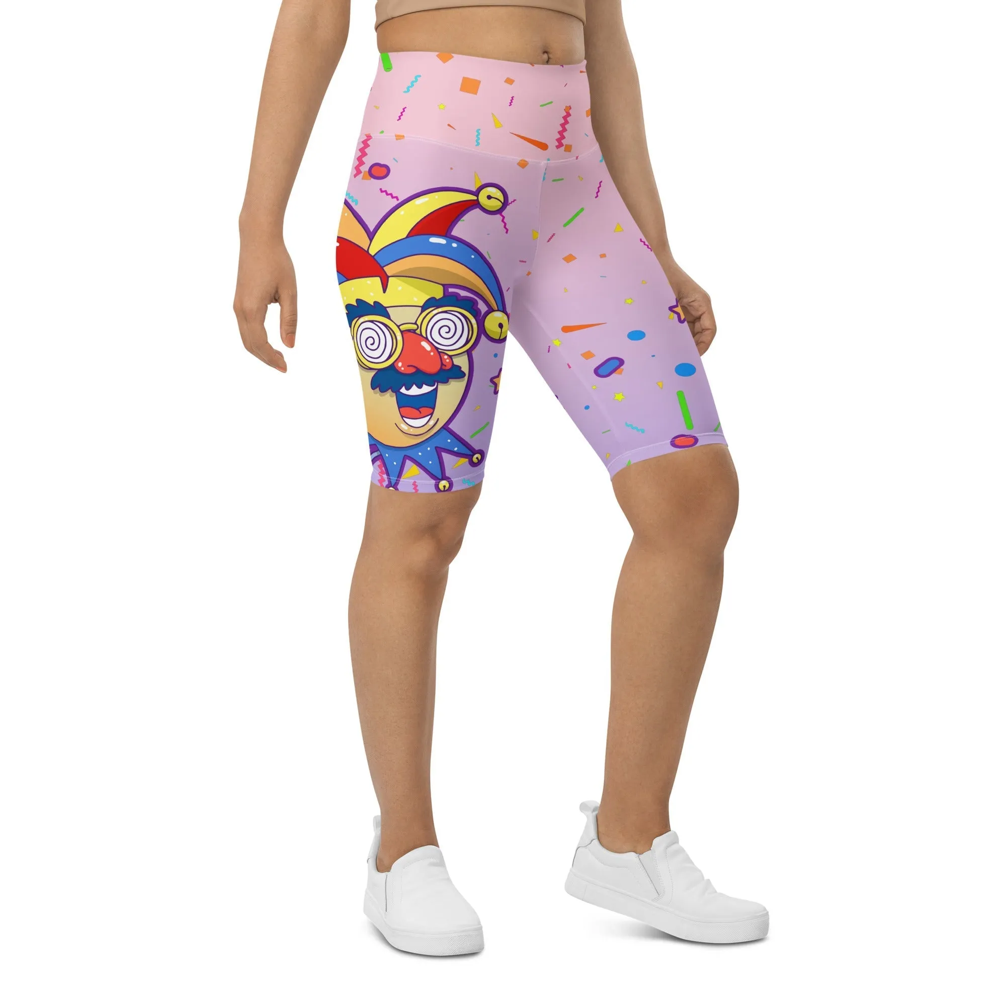 High-Performance Biker Shorts for April Fools Day - Comfort Fit