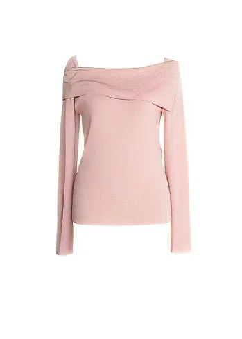 ASYMMETRIC OFF-SHOULDER SWEATER