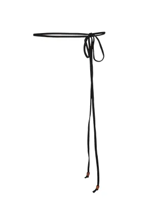 Bamboo String Belt - Black