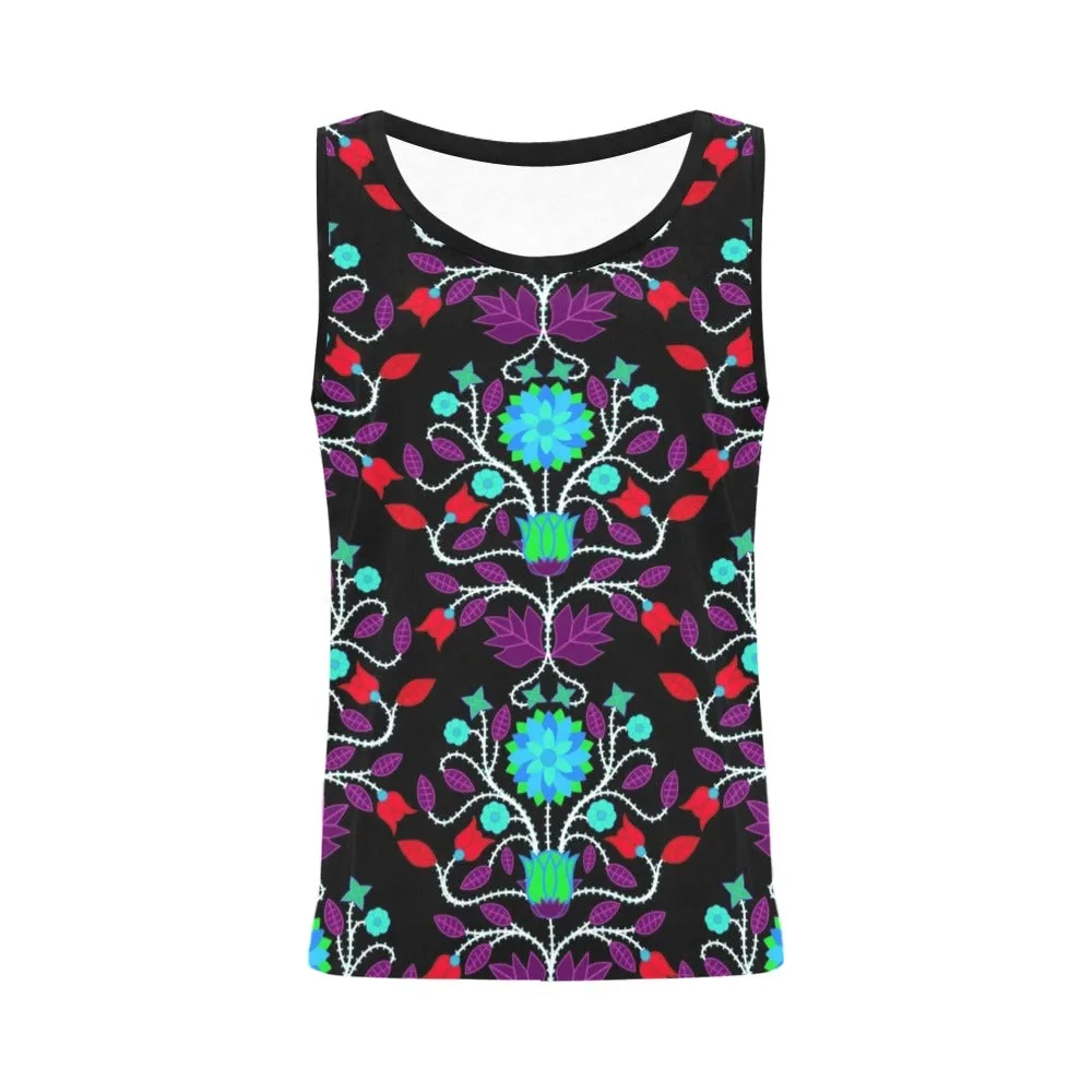Floral Beadwork Four Clans Winter Tank Top for Women