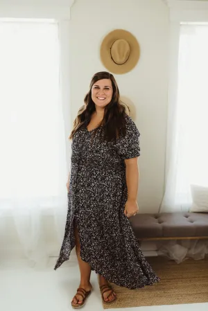 Floral Ruched Maxi