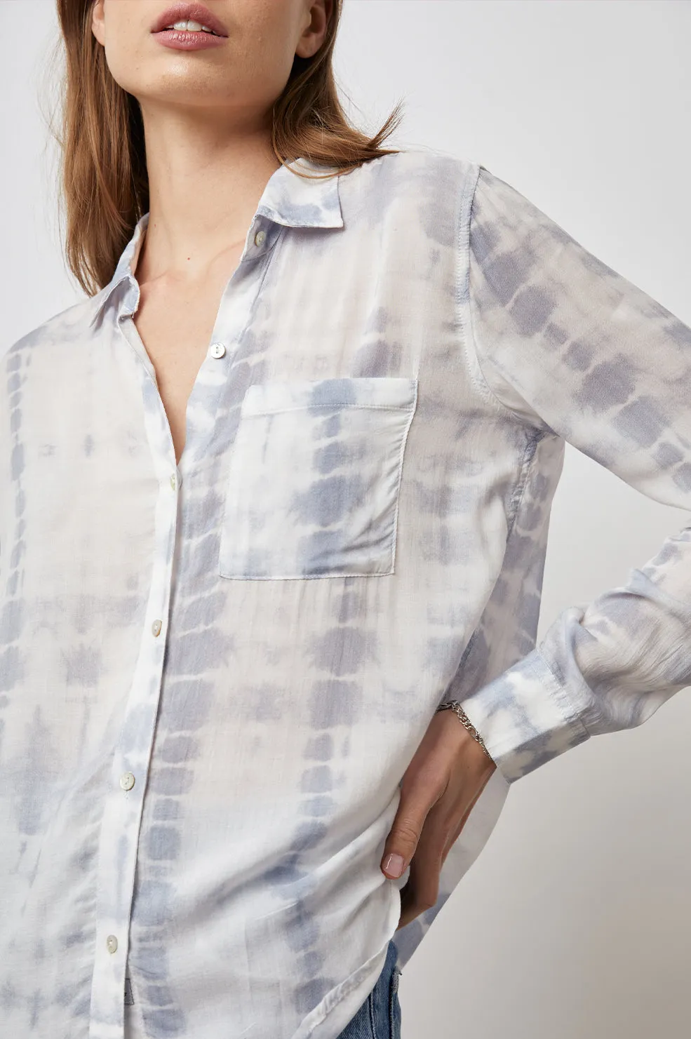 JOSEPHINE SHIRT - RIVER SHIBORI