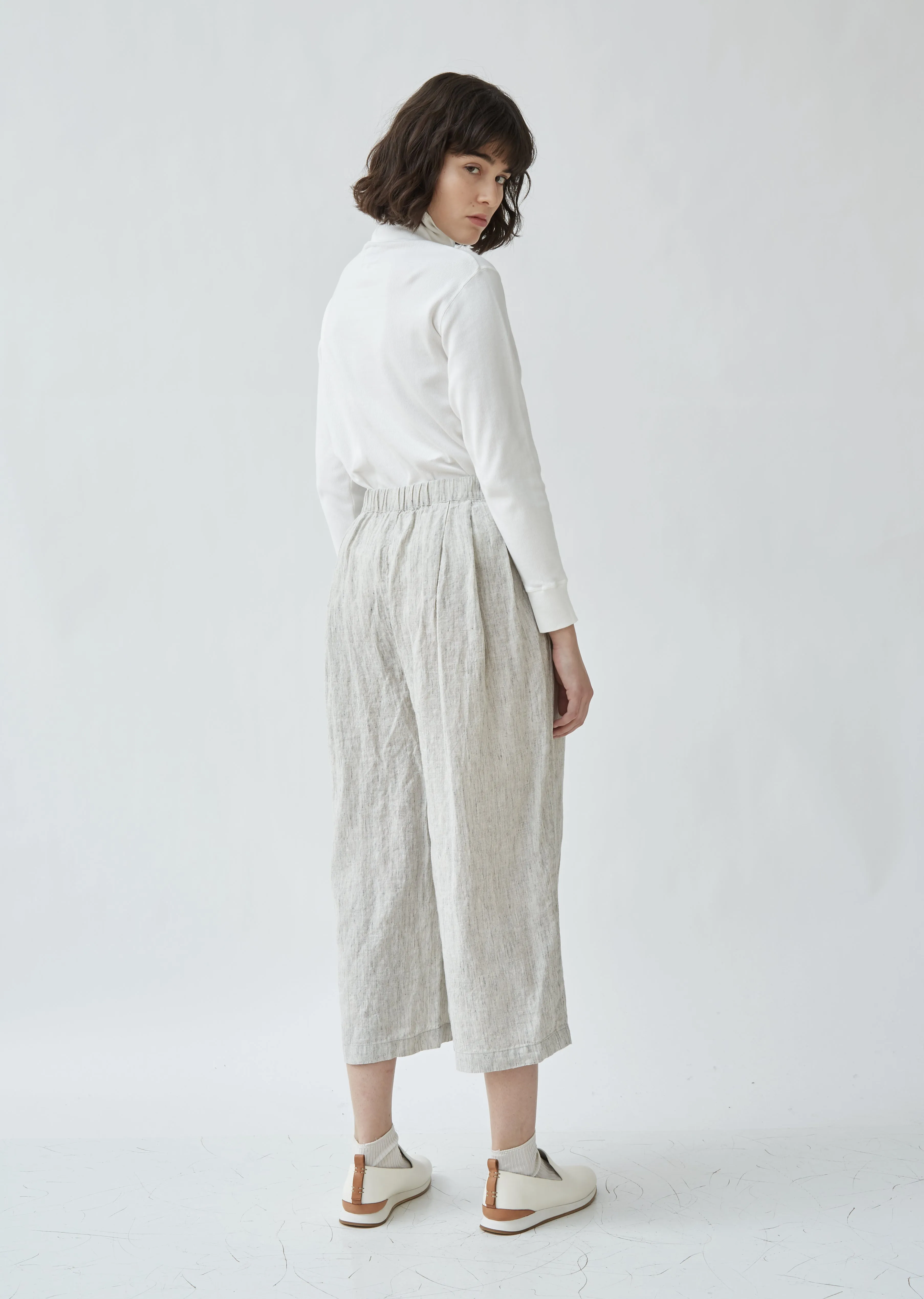 Stylish Linen Elephant Print Pants