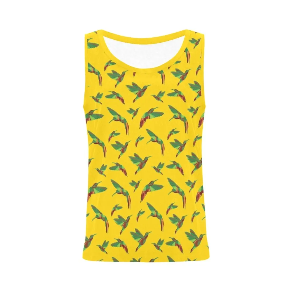 Red Swift Yellow Tank Top for Women