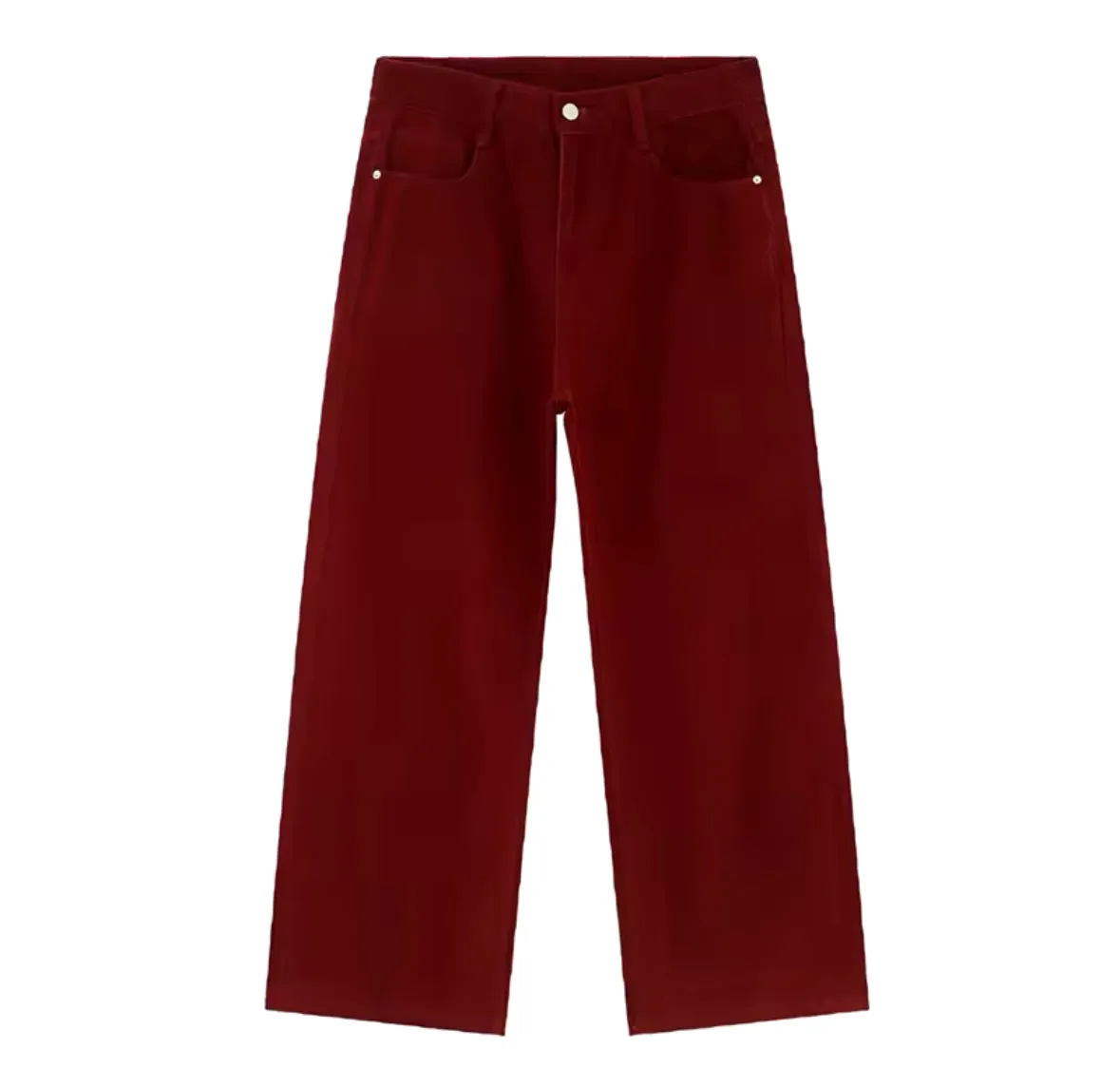 Red Wide Leg Jeans