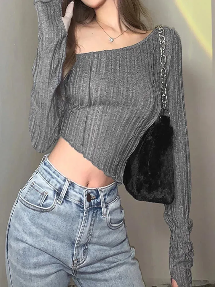 Retro Commuter Strapless Solid Color Transparent Slim Crop Top