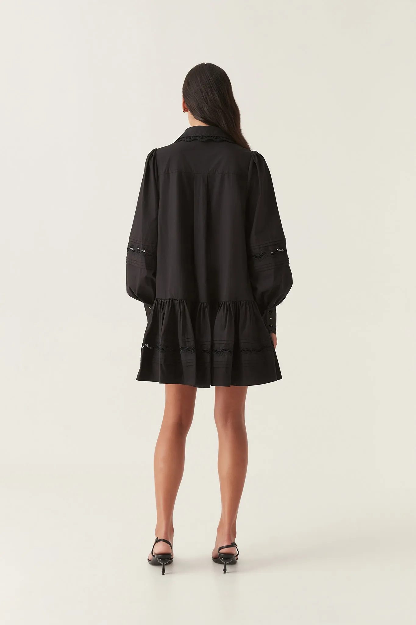 Reva Wave Trim Mini Dress