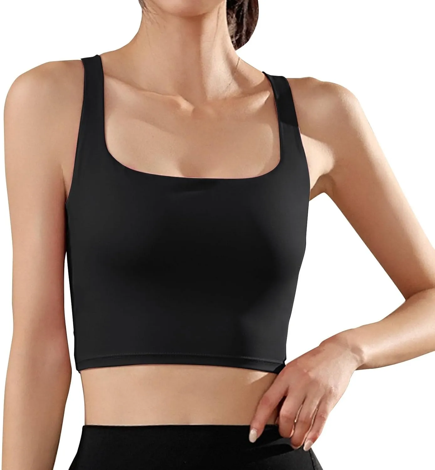 Sports Bras Women's Yoga Bra Solid Color High Elasticity Detachable Chest Pad Beautiful Back Yoga Sports Bra Yoga