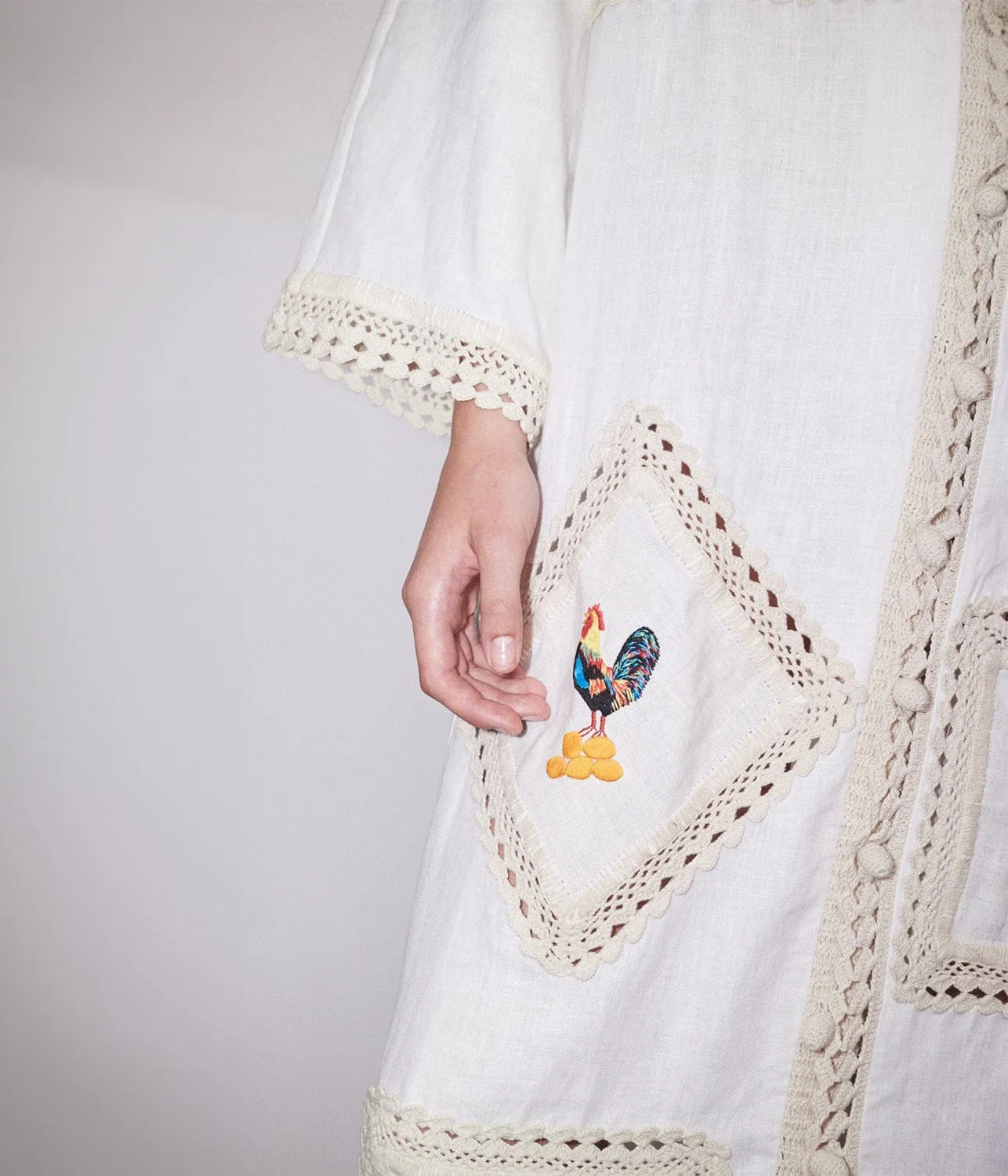 TEDDY SHIRT DRESS- MULTI