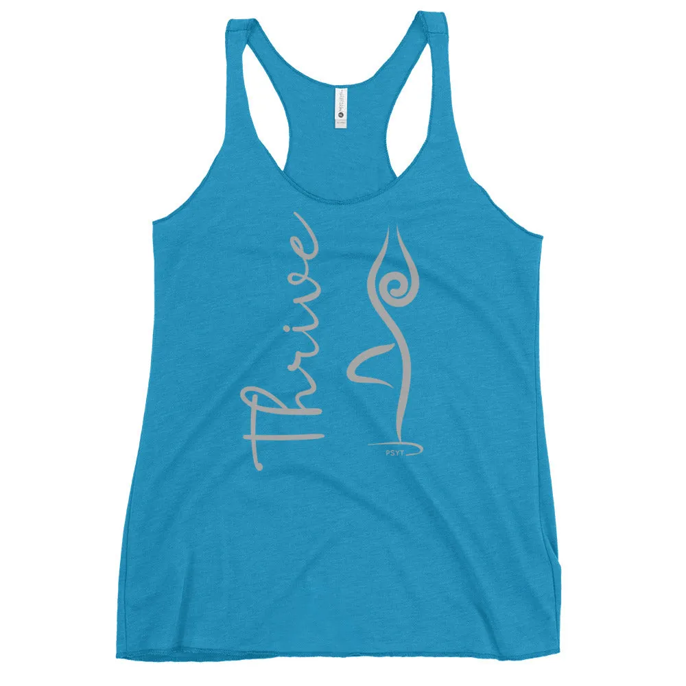 Thrive Inspiration Tree Pose Racerback Tank Top