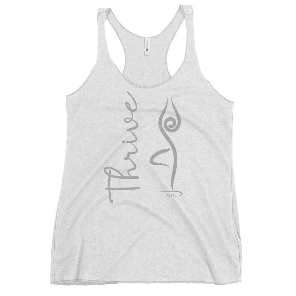 Thrive Inspiration Tree Pose Racerback Tank Top