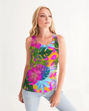 Tropical Floral Women's Racerback Tank