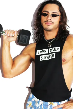 Twink Death Survivor Low Arm Tank- Black