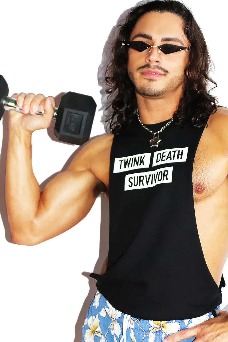 Twink Death Survivor Low Arm Tank- Black
