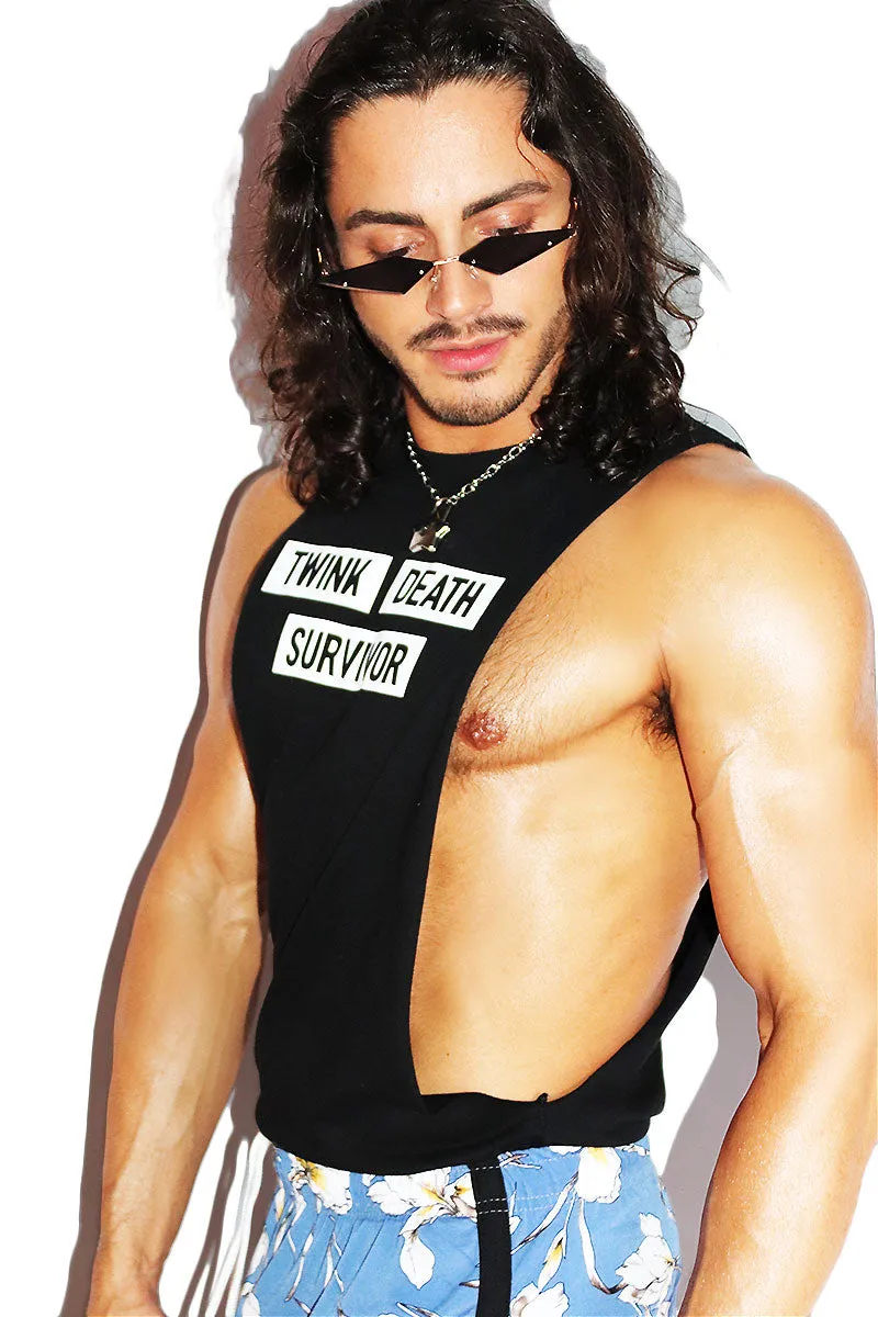Twink Death Survivor Low Arm Tank- Black
