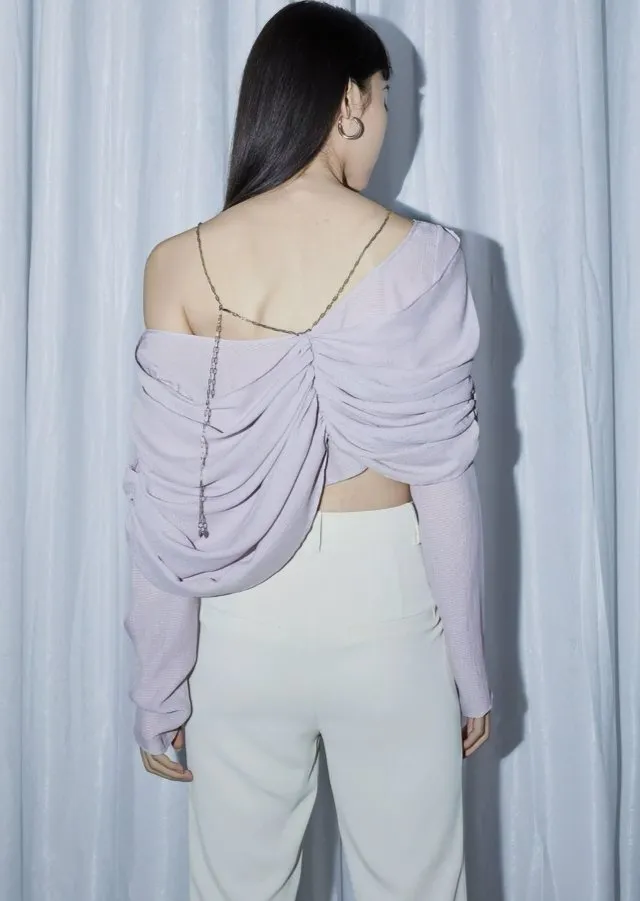 TWISTED SWING OFF SHOULDER TOPS