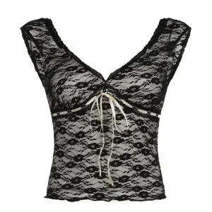 Vintage Lace V-Neck Cami Top