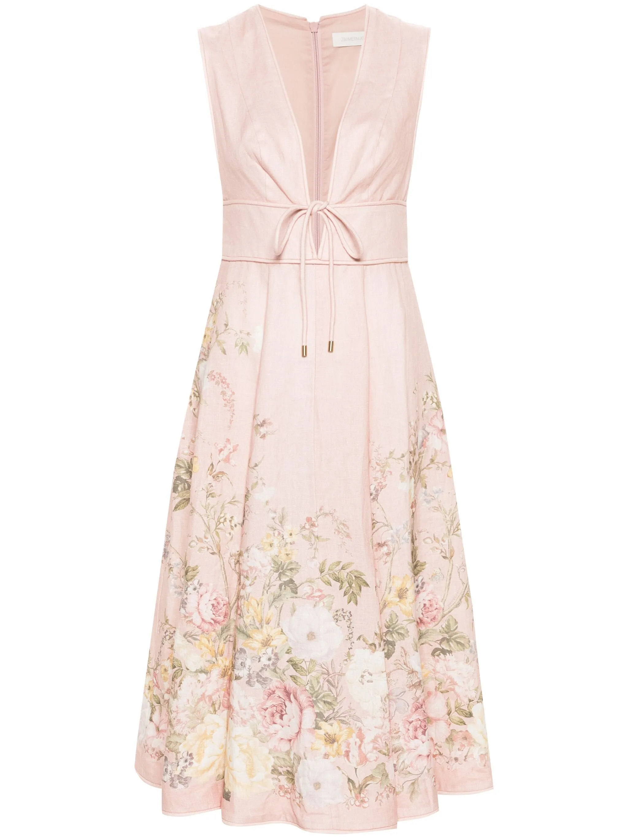 Waverly Plunge Midi Dress