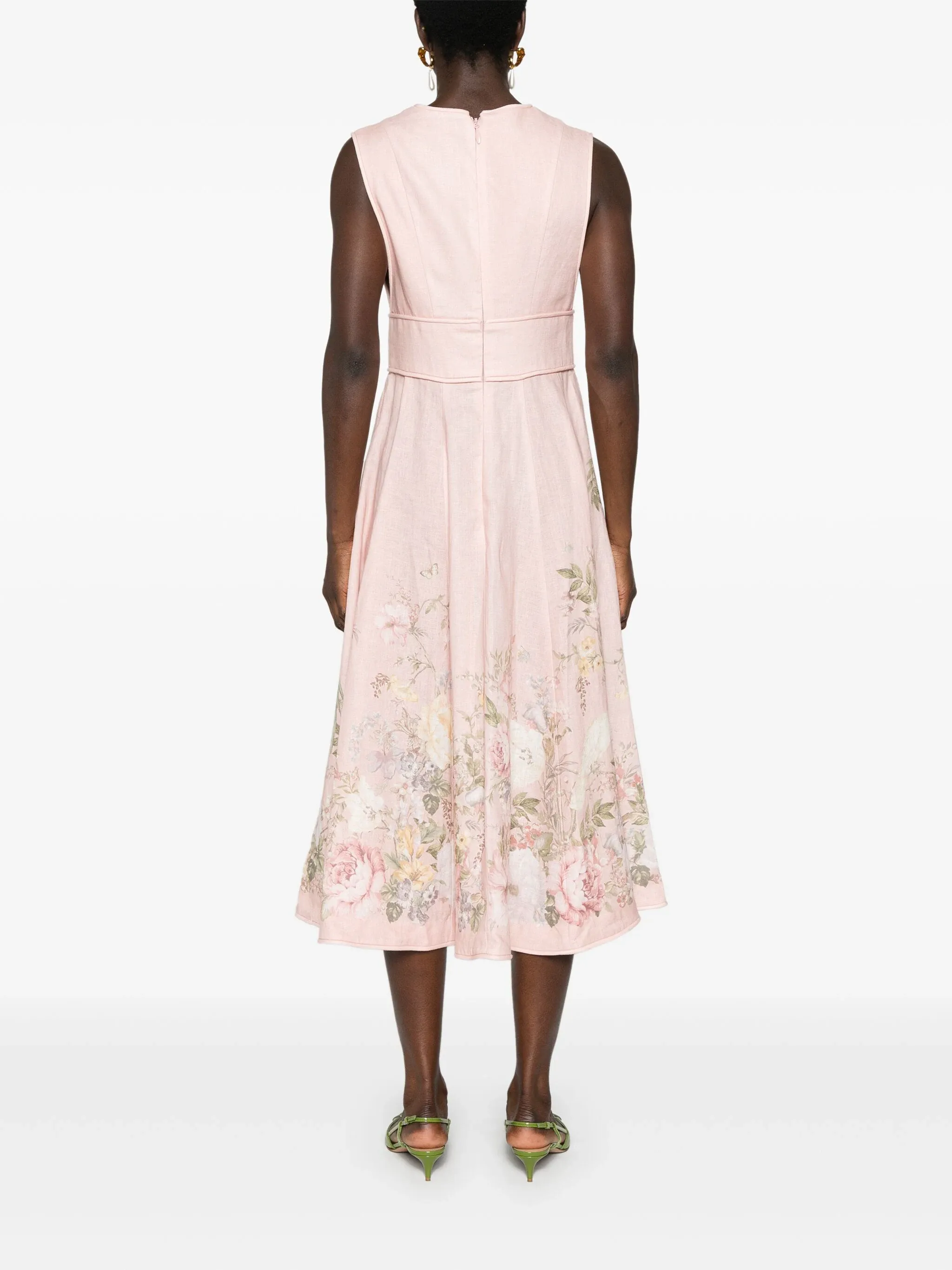 Waverly Plunge Midi Dress