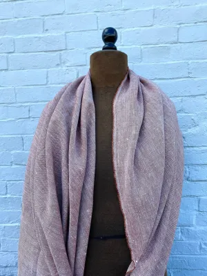 Yarn Dyed 100% Linen in Chestnut